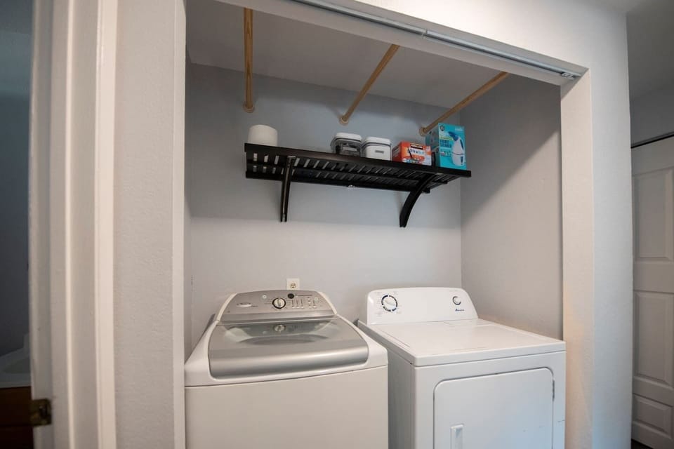 Laundry - Full-sized washer and dryer. 