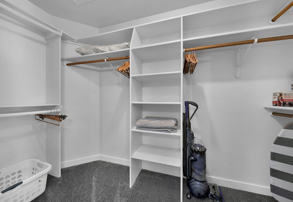 Primary closet