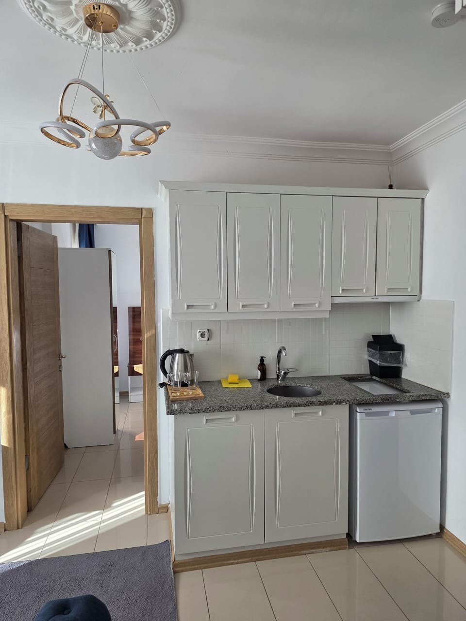 Apartment, City View | Private kitchen | Mini-fridge, stovetop, cookware/dishes/utensils