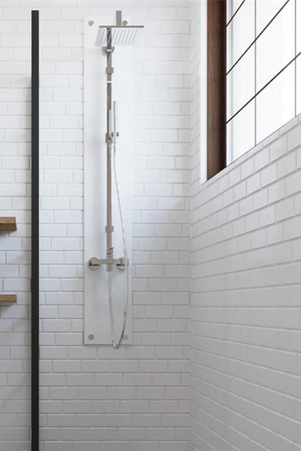 Shower, free toiletries, soap, shampoo