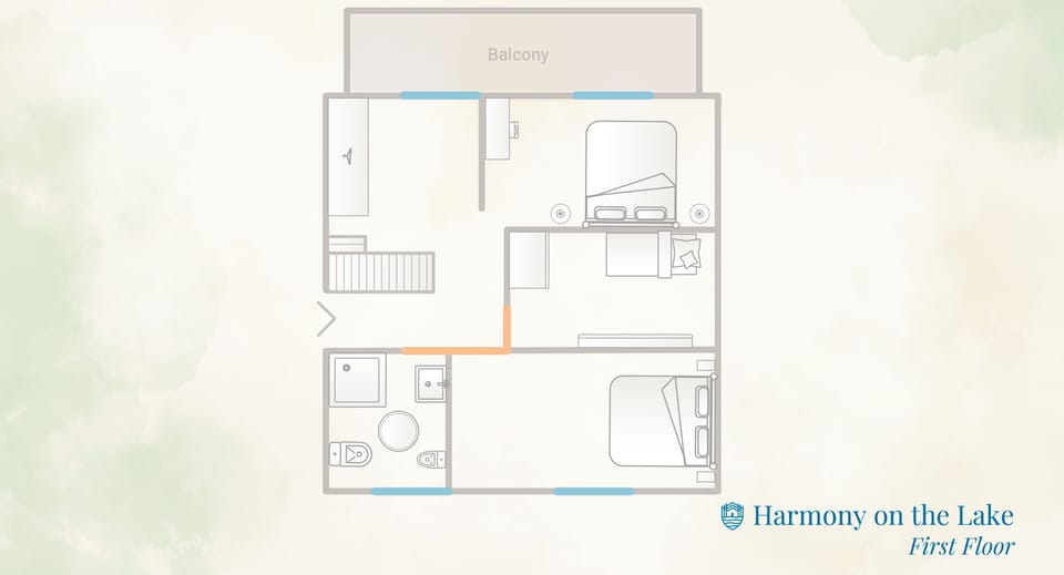 Apartment, 2 Bedrooms (2 Bedrooms) | Floor plan