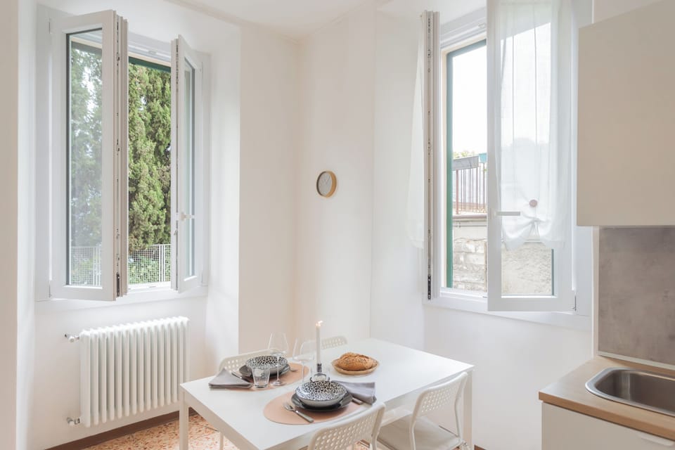 Apartment (1 Bedroom) | Living area | 32-inch flat-screen TV with cable channels