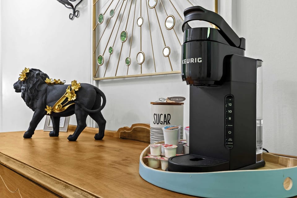 Coffee corner for the much-needed caffeine rush!