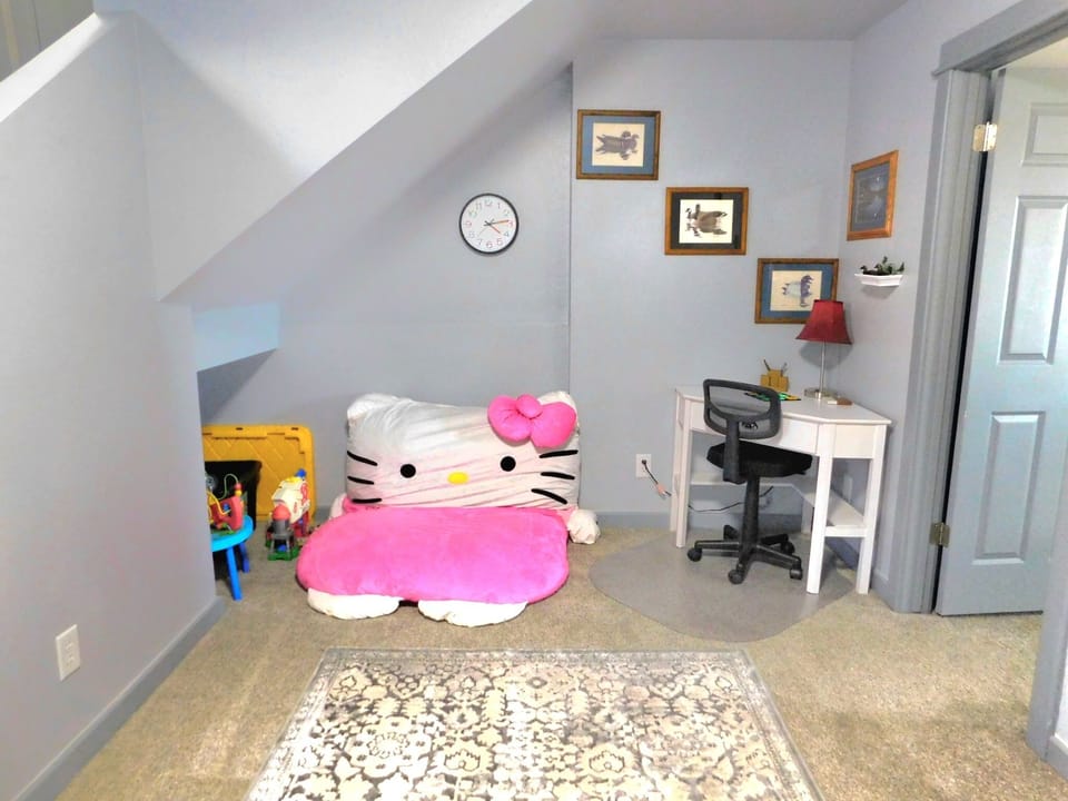 Children's play area and workstation.