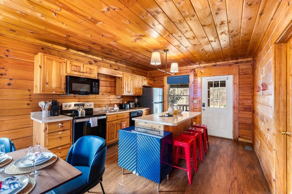 Plenty of cookware and kitchen essentials for big gatherings.