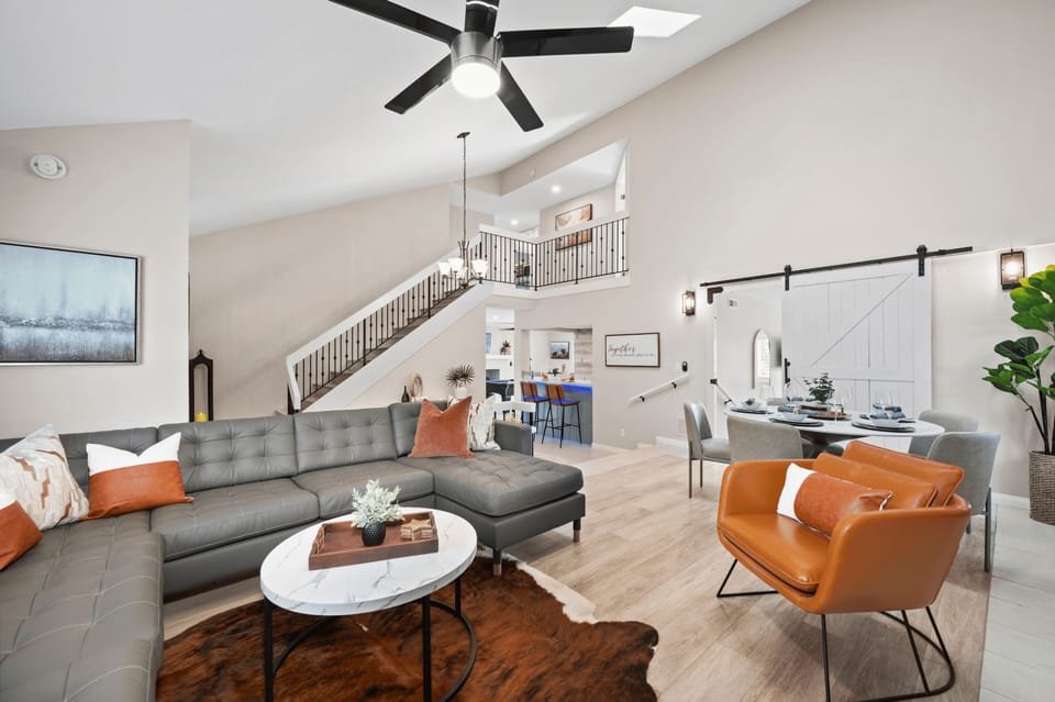 Curated designer décor compliments every corner of our designer home
