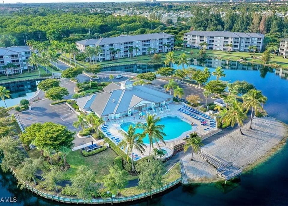 Aerial View of the pool