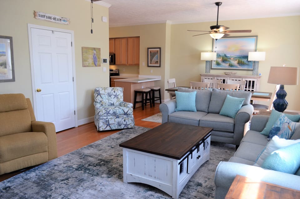 Open Living and Dining Space