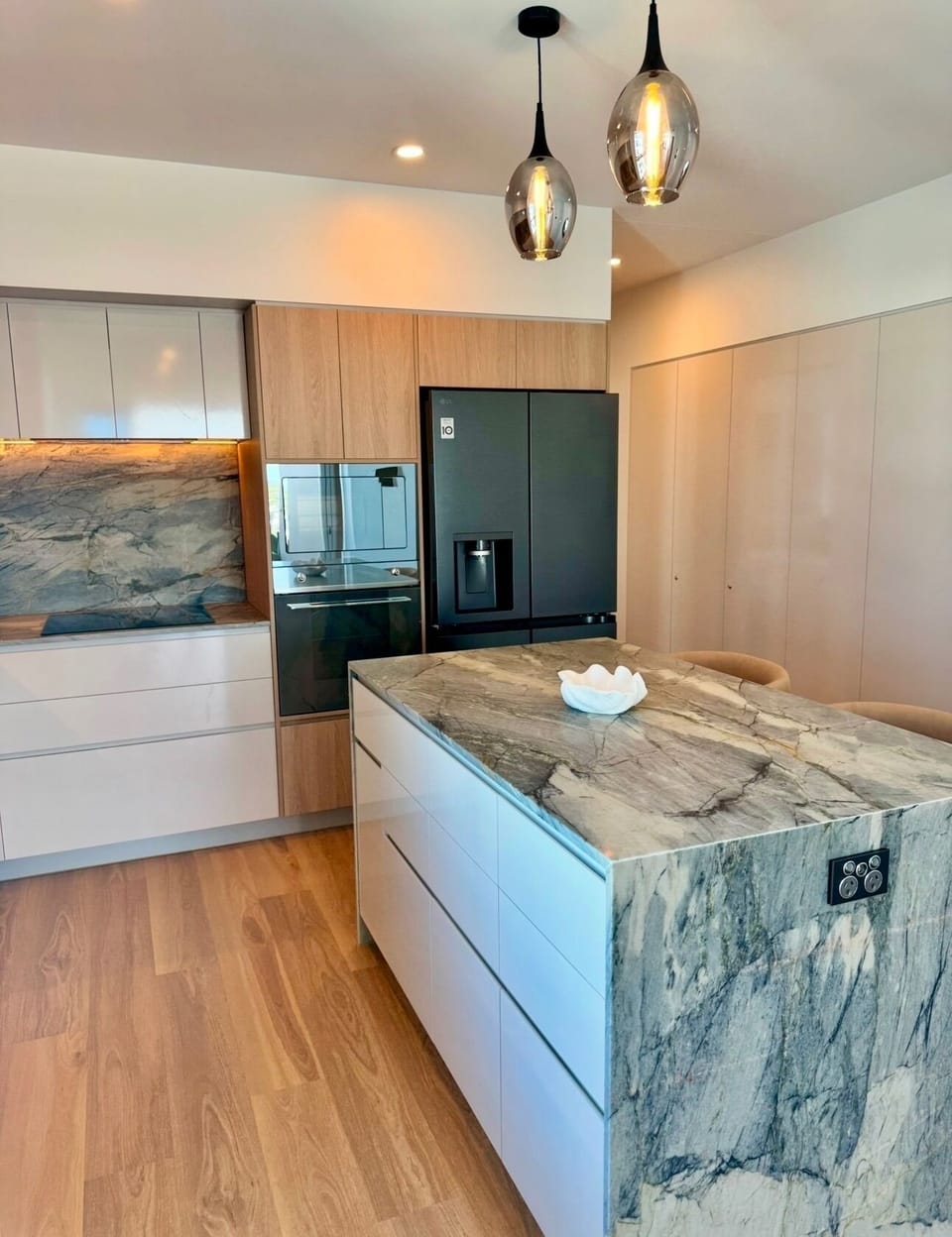 Our gorgeous natural stone bench tops.