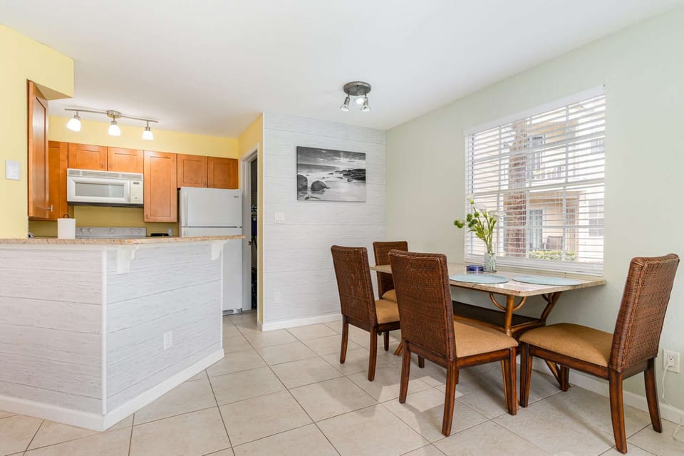 Dining area and kitchen