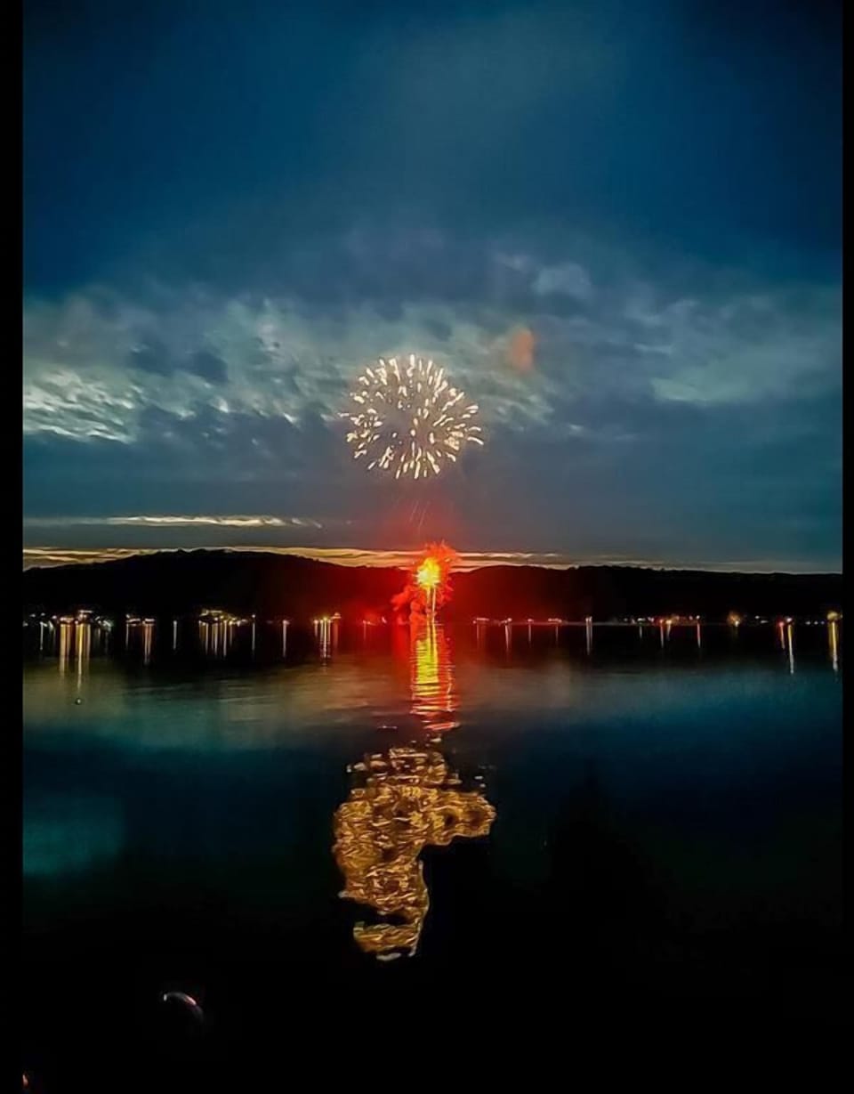 Enchanting Twilight Scene of Seventh Lake