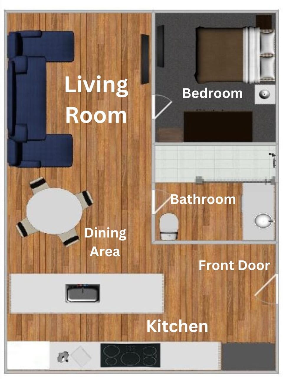 Floor Plan at Luxiety Stays Short Lets Serviced Accommodation Southend on Sea
