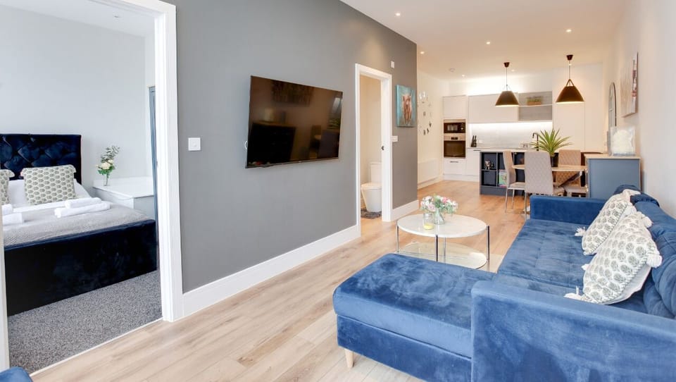 Lounge at Luxiety Stays Short Lets Serviced Accommodation Southend on Sea