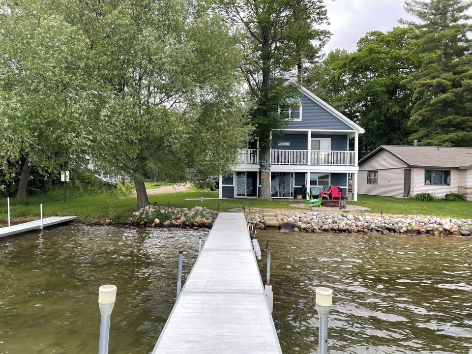 West facing for great sunsets with your own private dock