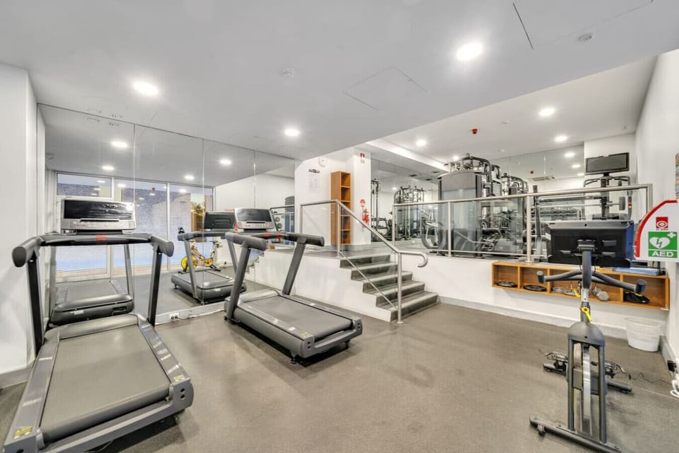 Keep up your routine in the on-site gym