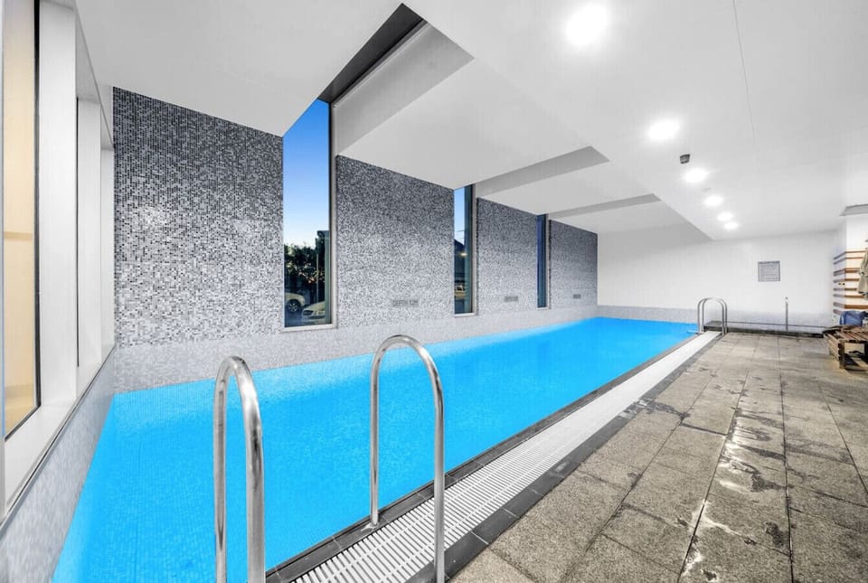 Take a dip in the indoor pool
