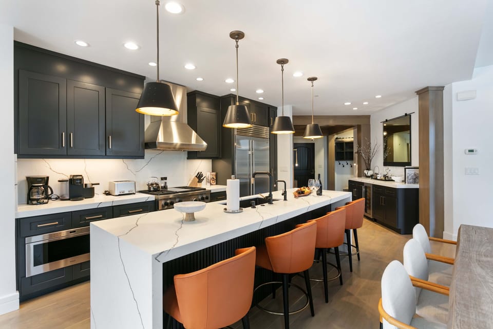 Indoors, Kitchen, Kitchen Island, Furniture, Architecture