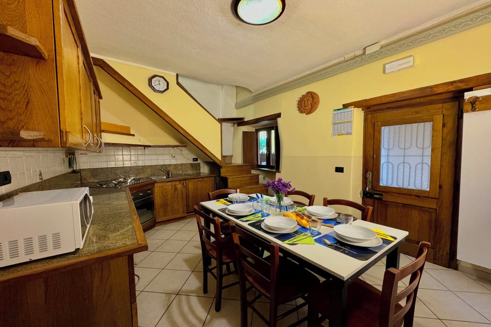 Kitchen and dining area