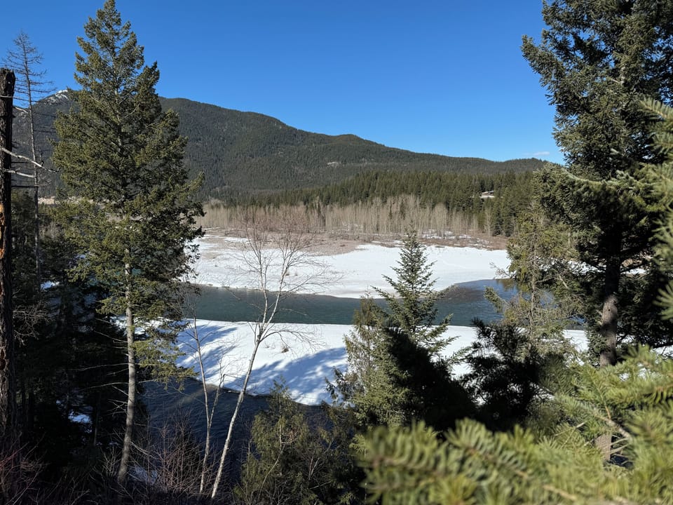 You can hear the river because the property is on the river/you can walk there