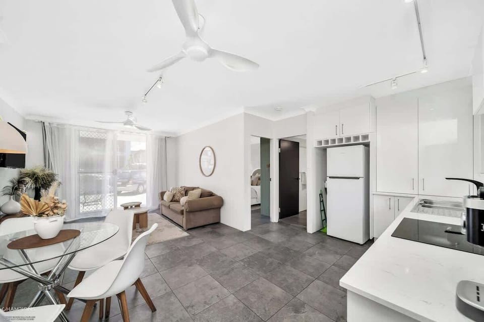 Pull up a chair at the four-seat table just off the kitchen.