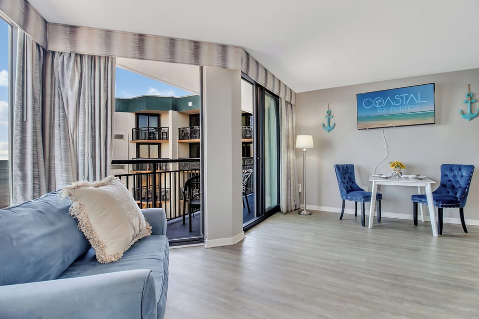 Unwind in the cozy living area perfect for relaxation!