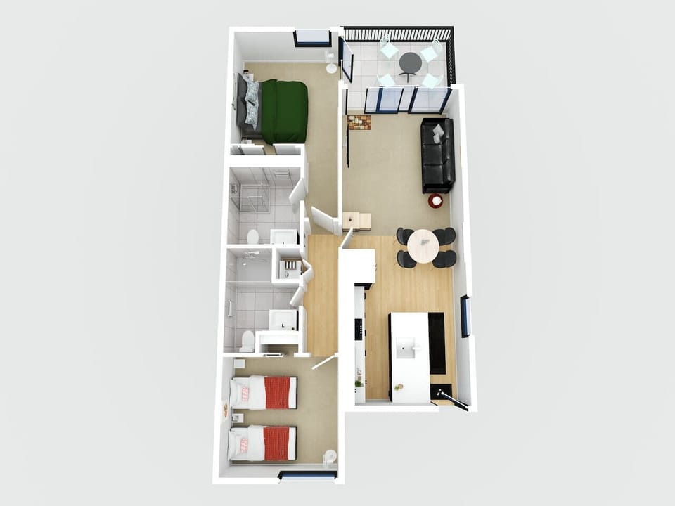 Floorplan of the unit
