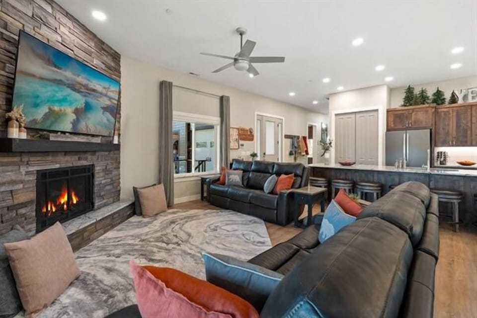Don't forget information for your favorite streaming devices. With a living room upstairs and a family room downstairs, there is plenty of room for everyone to unwind at the end of the day!