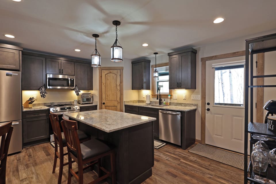 spacious kitchen that is equipped with all the necessities for cooking & baking