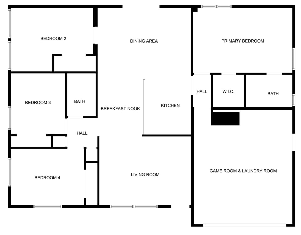 Arrive with ease—2,215 sq ft single-level home, self check-in.