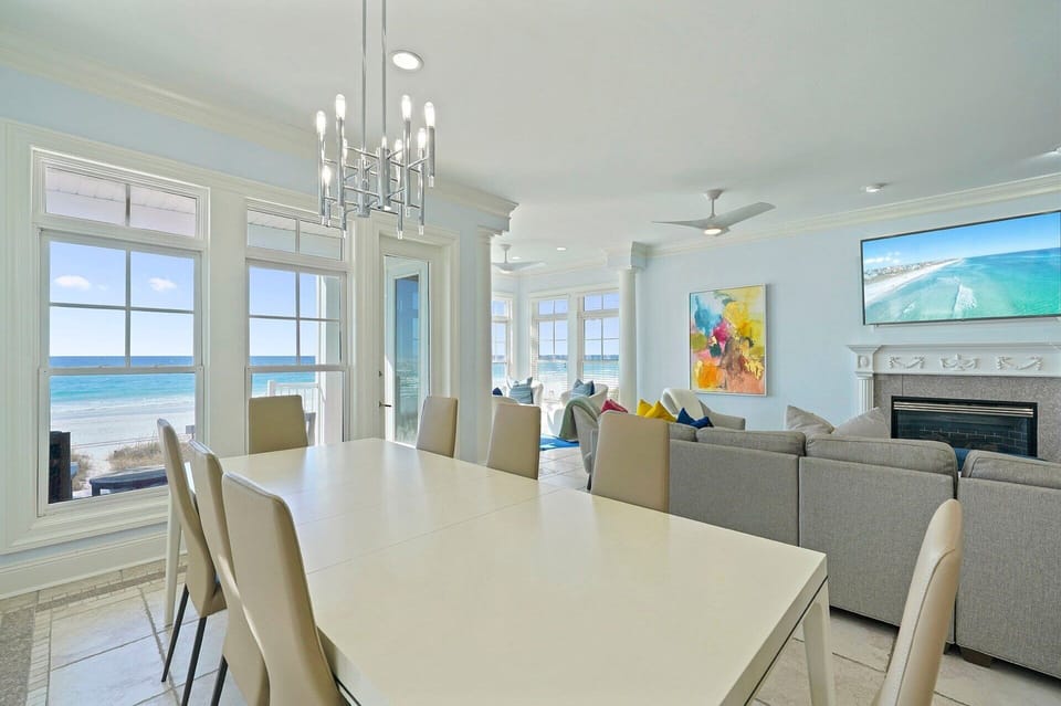 Sea Glass - Miramar Beach - Living Room & Dining Room