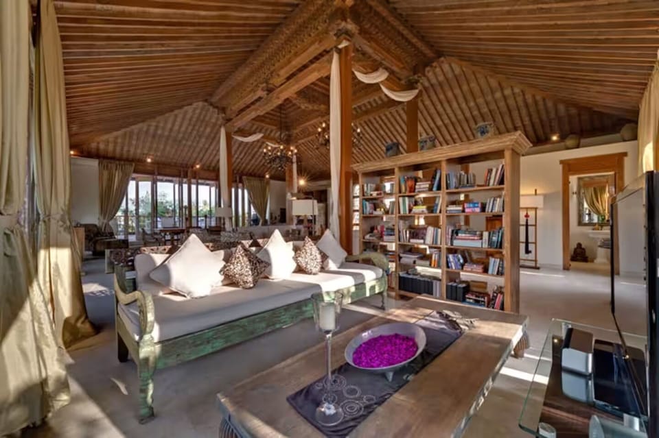 Living area with TV
