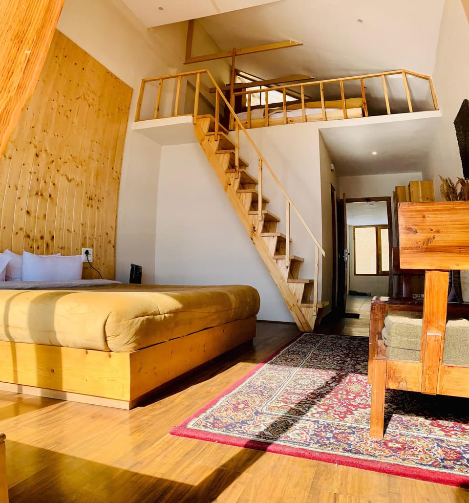 Family Double Room, Mountain View | Premium bedding, individually decorated, individually furnished, desk