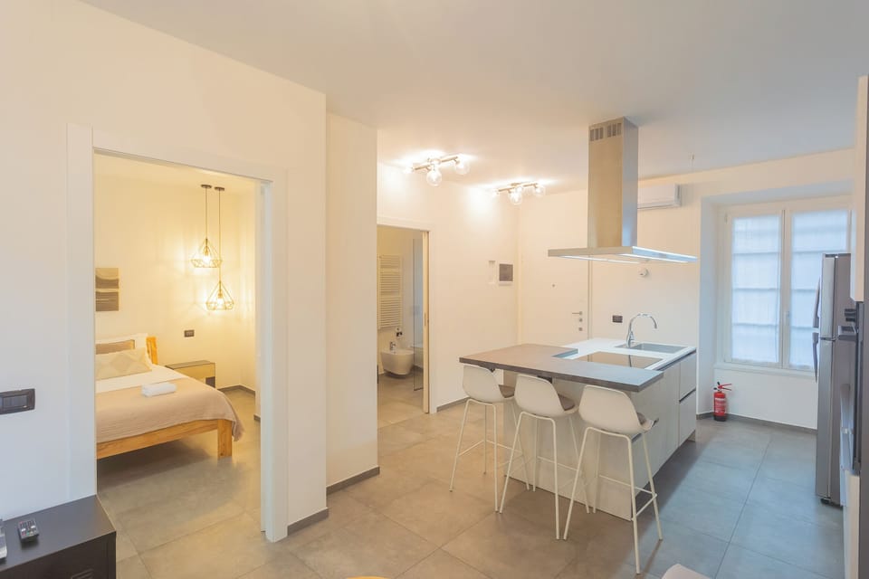 Apartment (1 Bedroom) | Living area | 32-inch Smart TV with cable channels