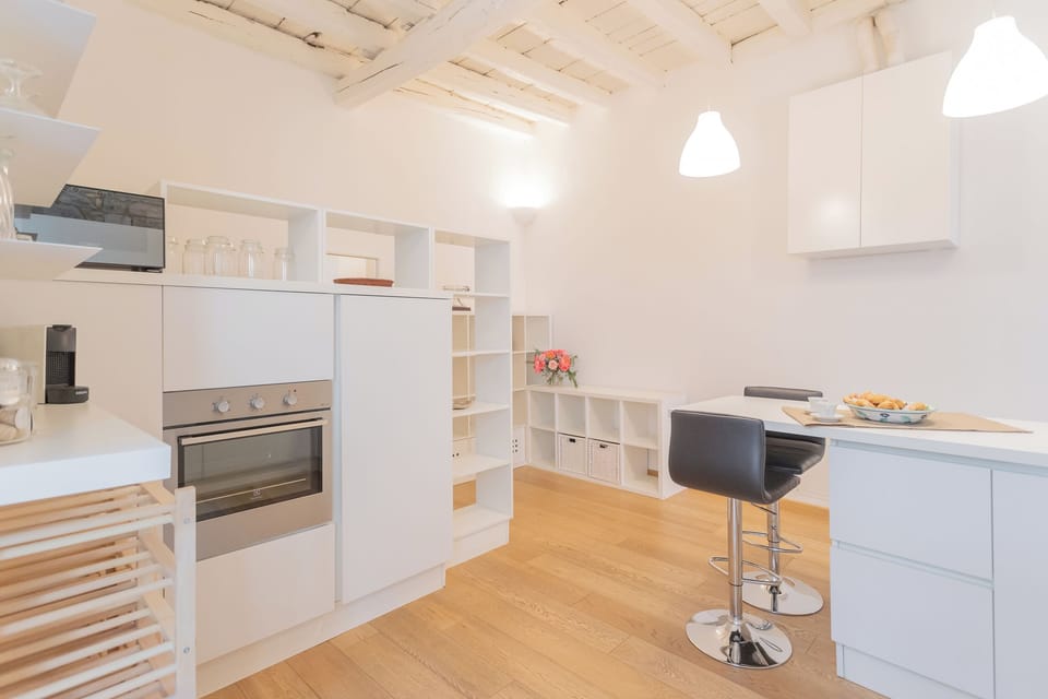 Apartment (2 Bedrooms) | Private kitchen | Fridge, microwave, oven, electric kettle