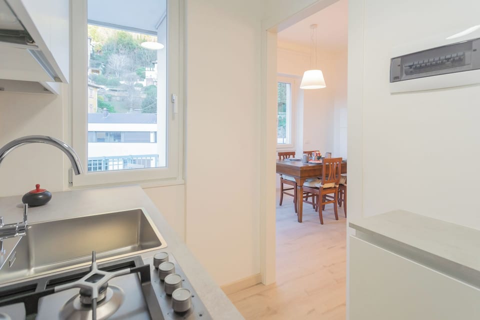 Apartment (1 Bedroom) | Private kitchen | Espresso maker, fridge, microwave, electric kettle