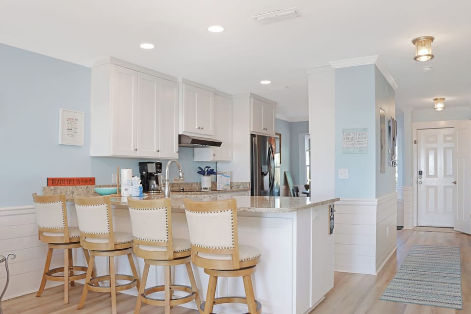 Kitchen with Bar Seating