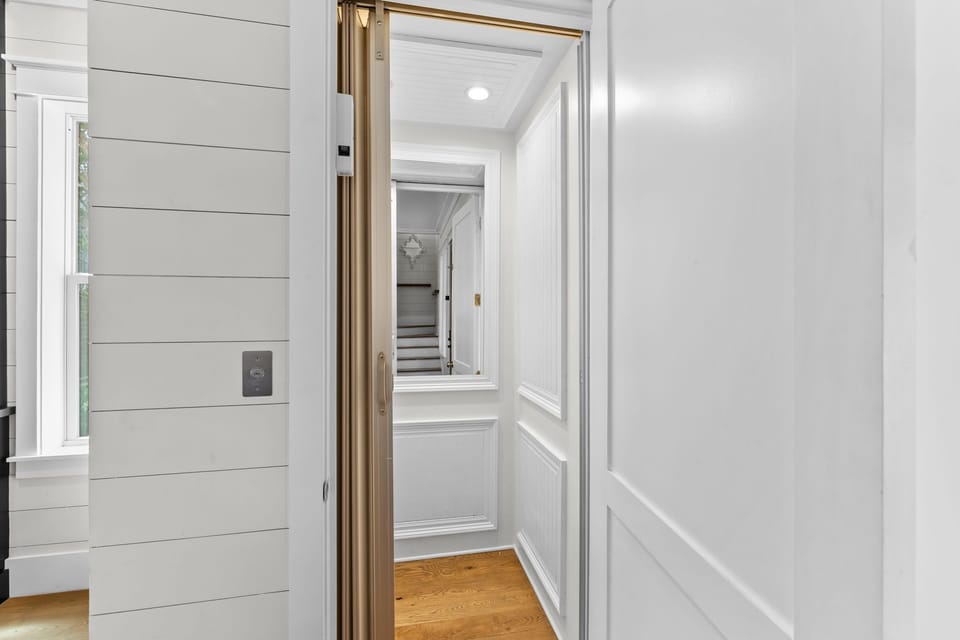 Connects all floors for convenience and accessibility.