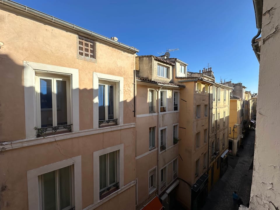 view on street