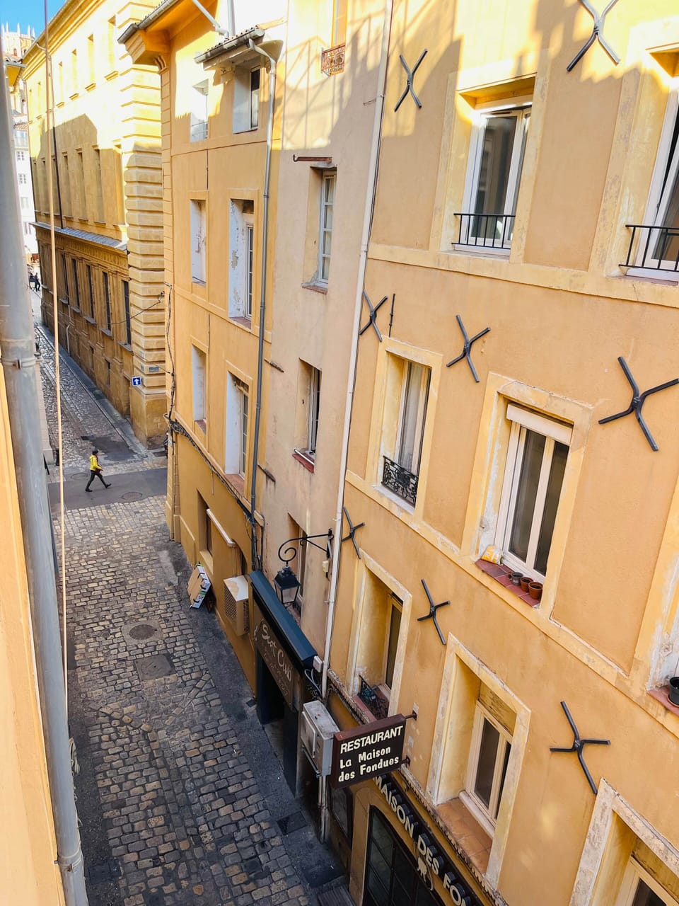 view on street