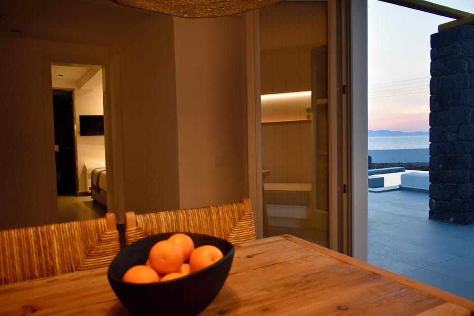 Family Villa, Private Pool, Sea View | Minibar, in-room safe, soundproofing, iron/ironing board