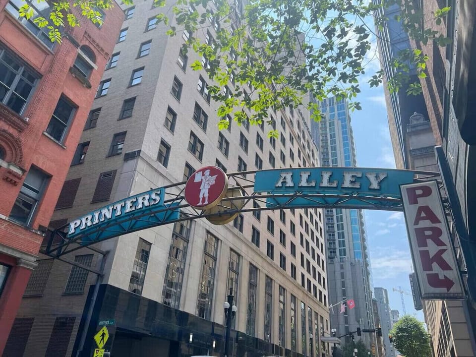 Make historic Printers Aly your home base while exploring Downtown Nashville!