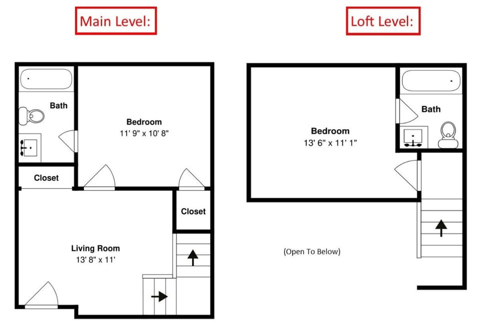 Floorplan for Majestic Lofts 603!