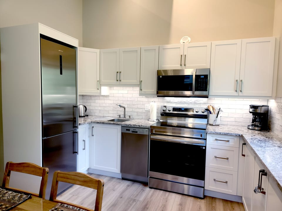 Newly renovated kitchen
