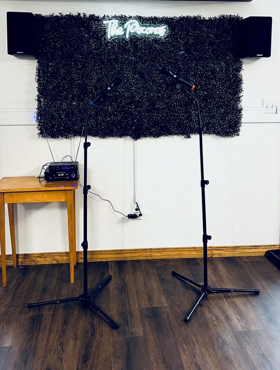 Yes we have a karaoke setup , sing your heart out!