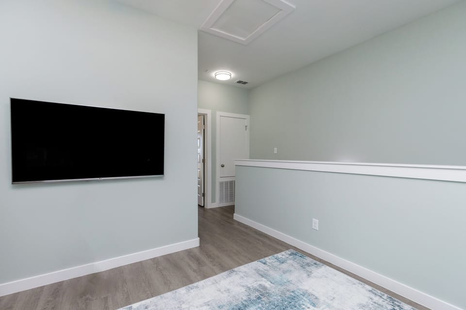 Entrance at top of stairs to the Loft
