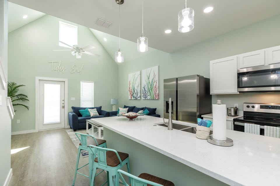 Beautiful Kitchen with Stainless Steel Appliances