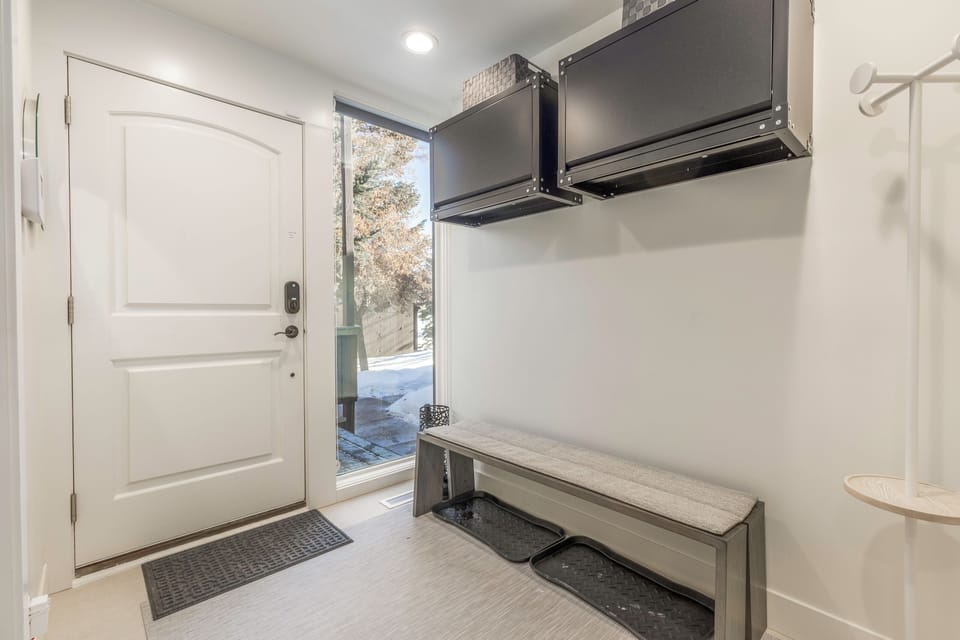 Front Door Entryway and Bench