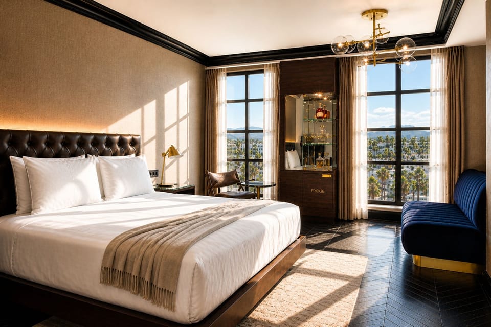 Hypo-allergenic bedding, in-room safe, desk, laptop workspace