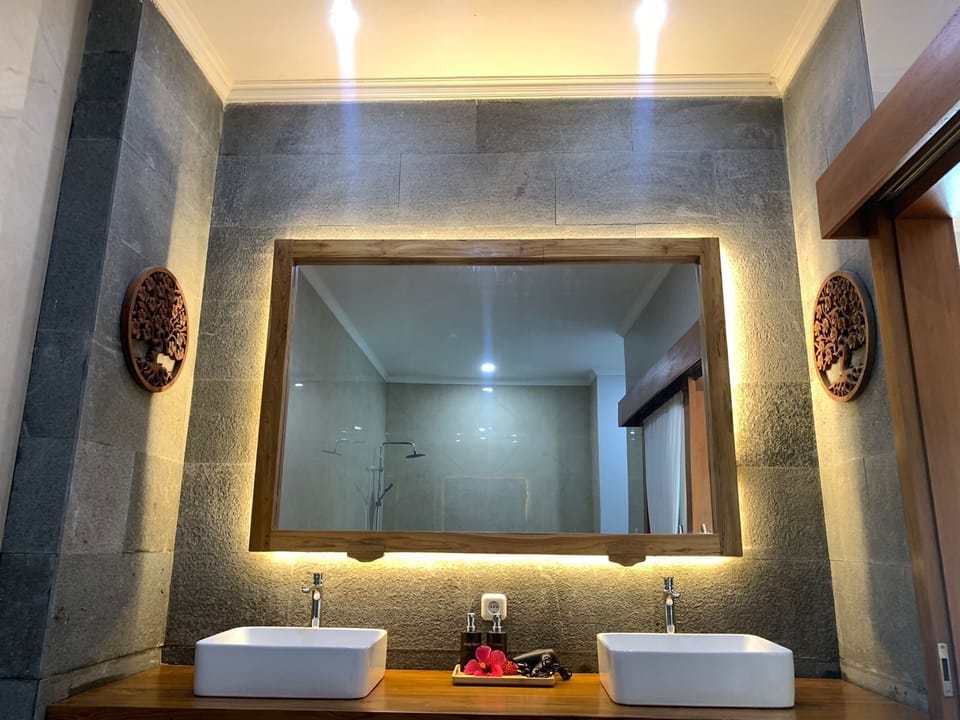Premier Villa, 1 King Bed | Bathroom sink