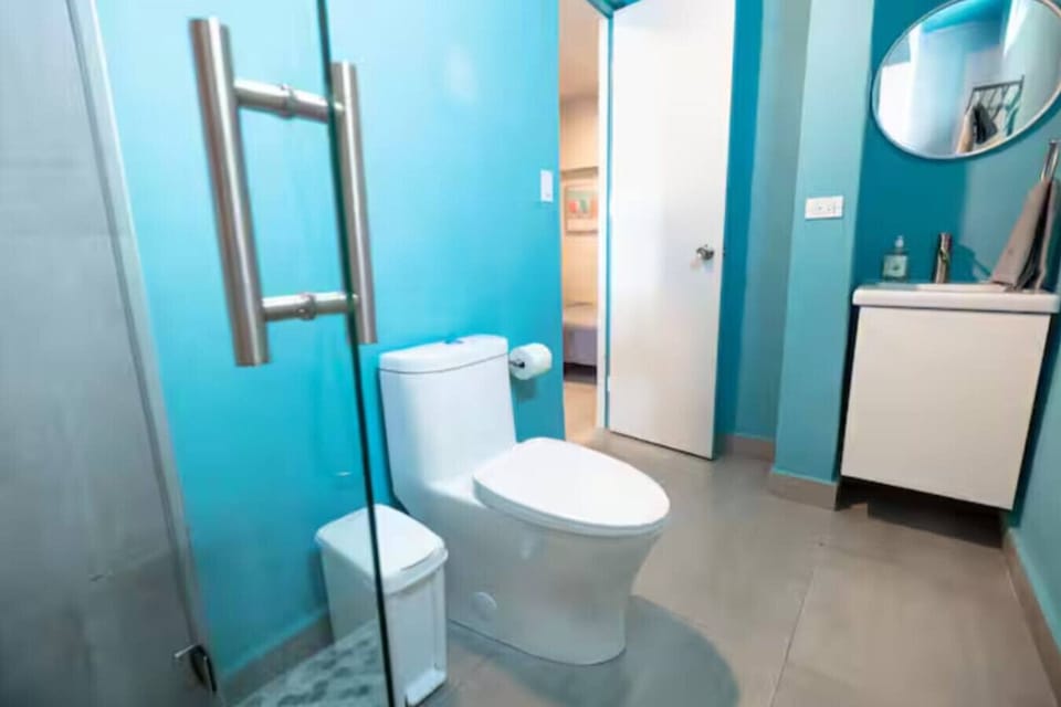 Refresh yourself in a spotless well appointed bathroom that provides everything you need for a smooth stay